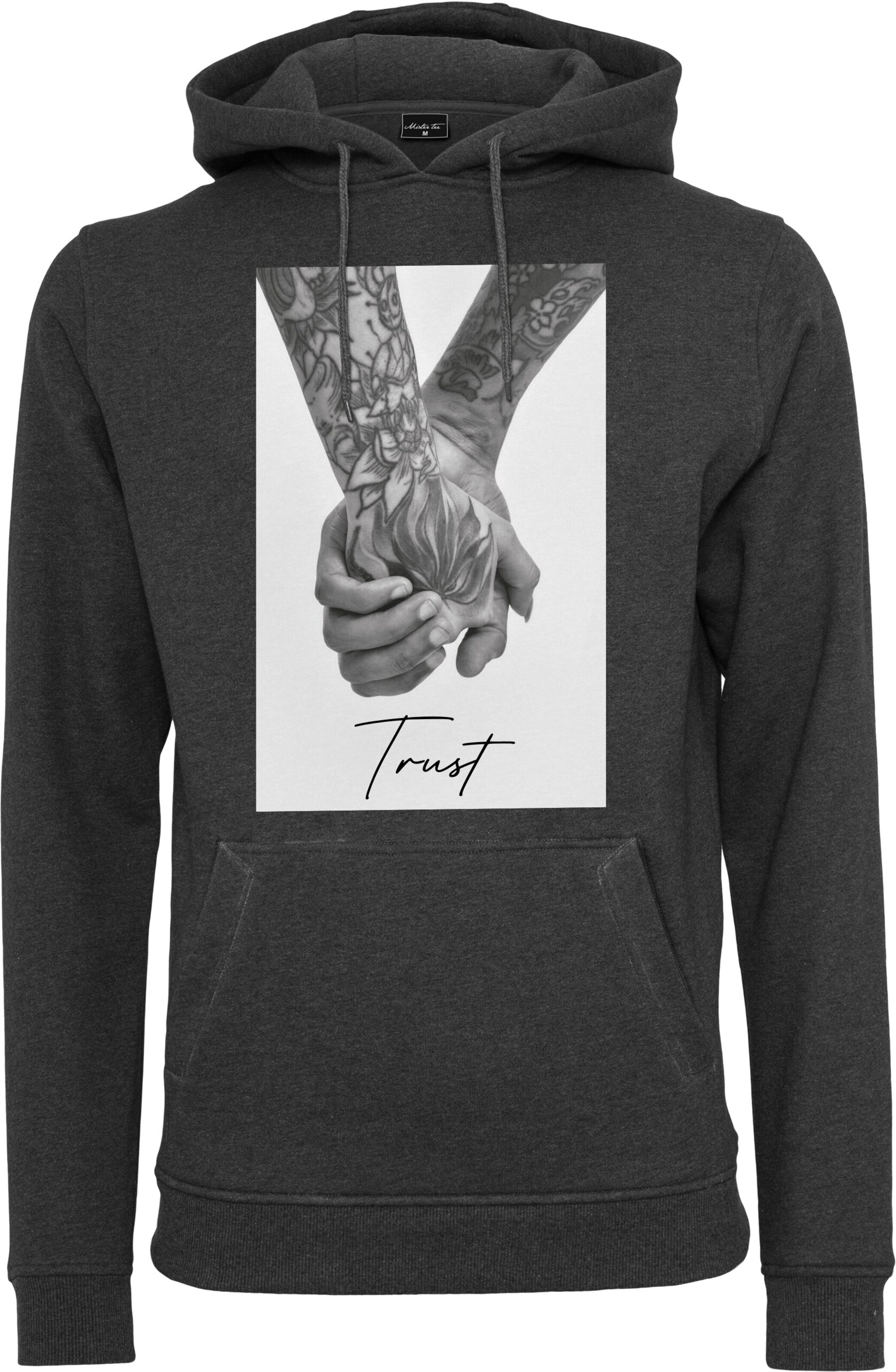 MT Men Sweatshirt 'Trust 2.0' in Grau: Vorderseite