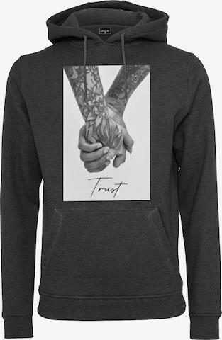MT Men Sweatshirt 'Trust 2.0' in Grey: front