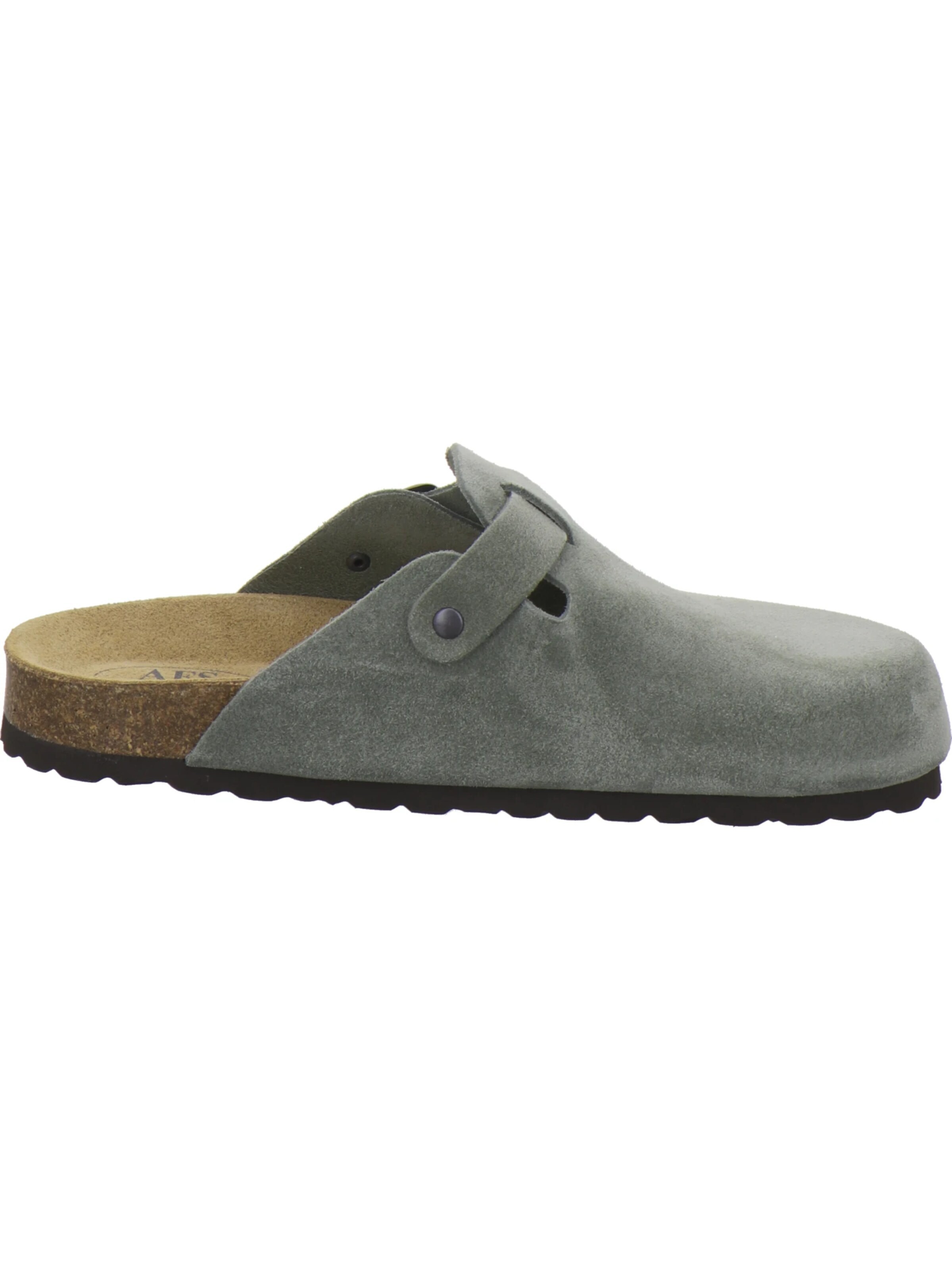 Clogs 'Clogs Herren olive Veloursleder' di AFS-Schuhe in verde