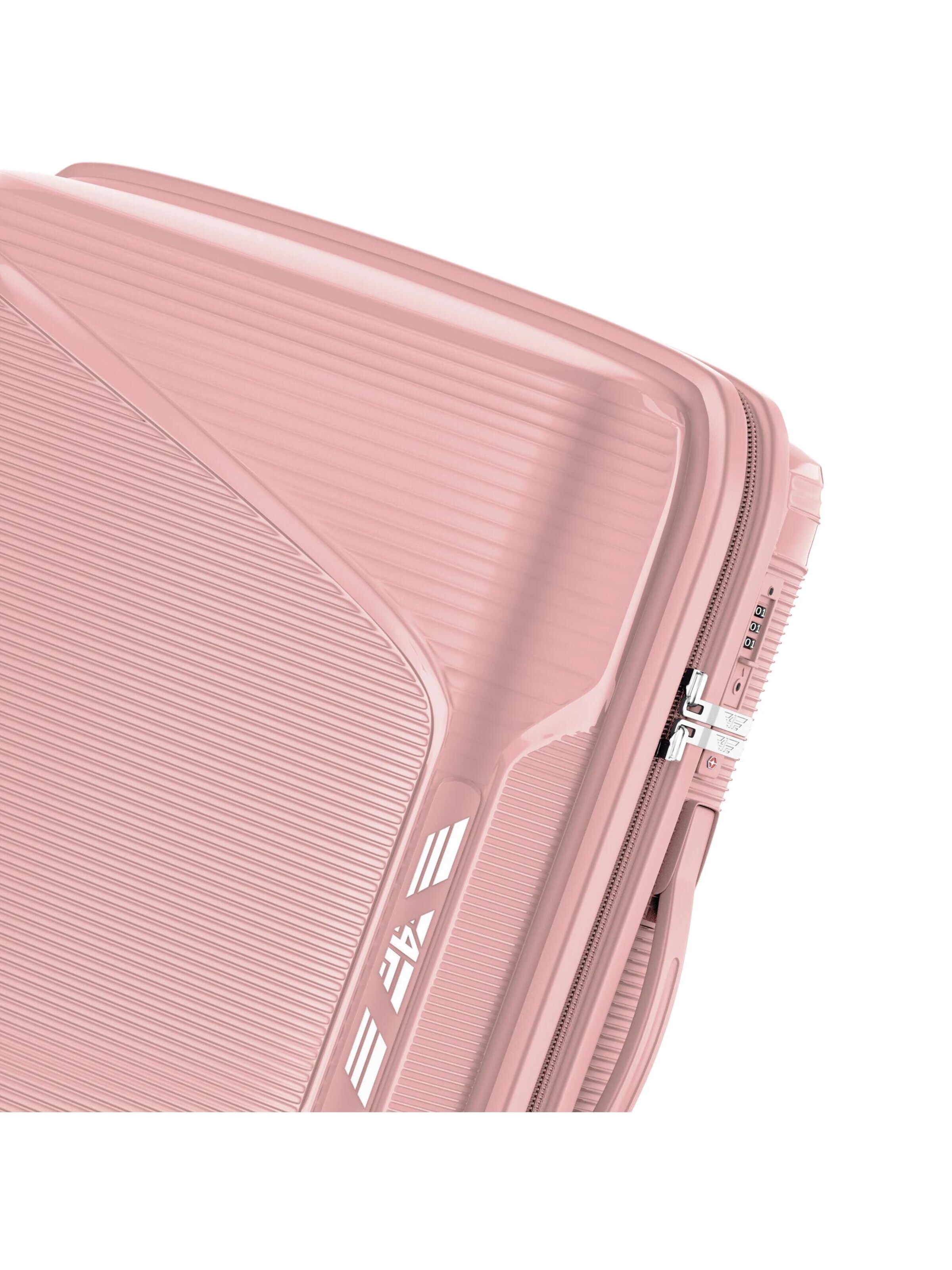 4FLY Suitcase Set 'Linea Lux' in Pink