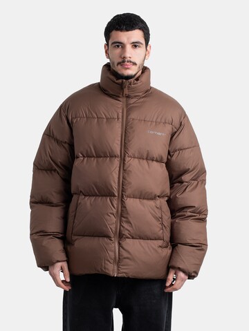Carhartt WIP Winter Jacket ' Springfield' in Brown: front