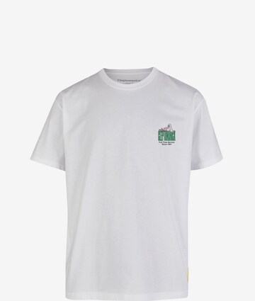 Cleptomanicx Shirt 'Full Time Service' in White: front