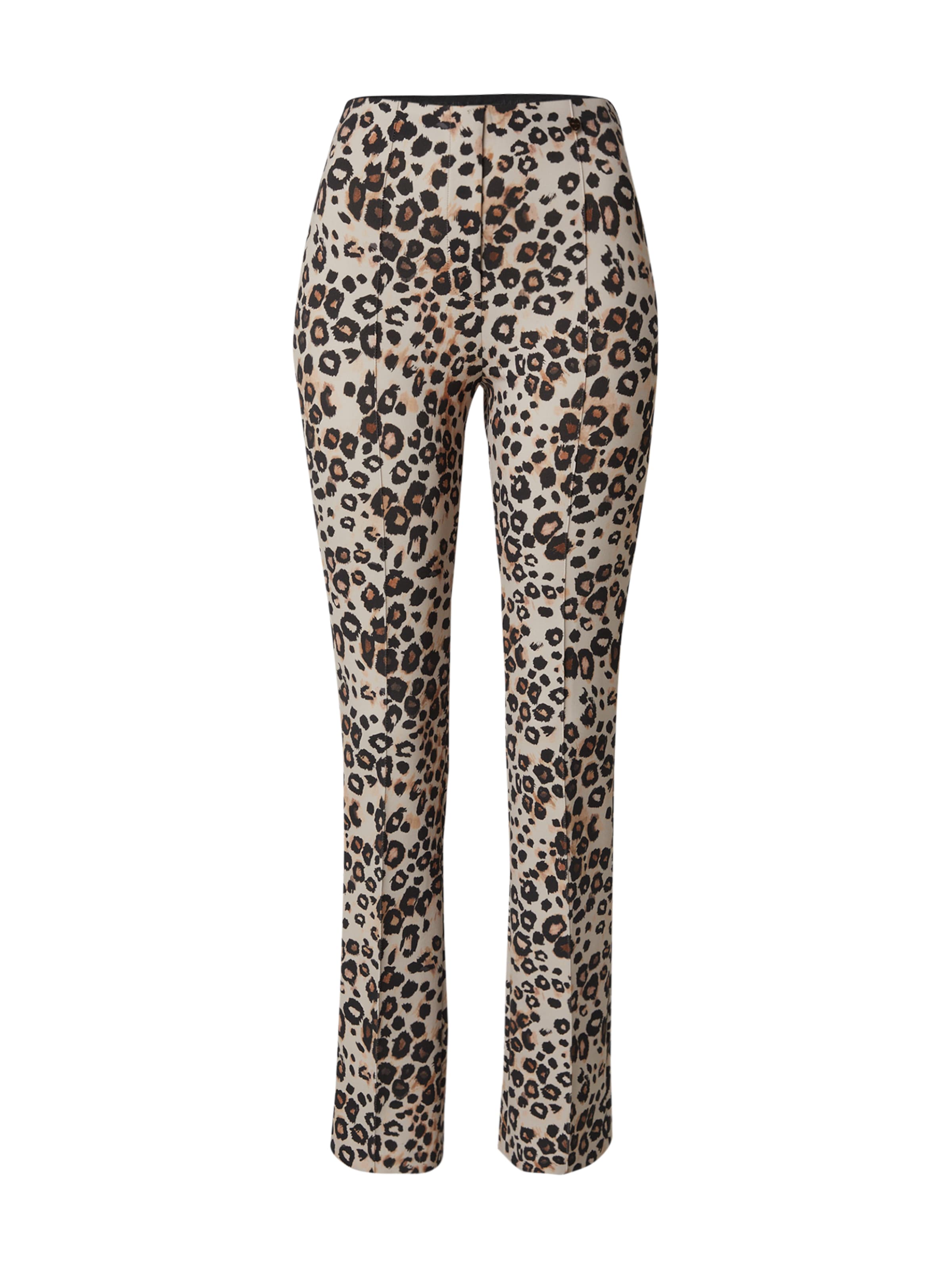 Marc Cain Bootcut Broek in Bruin: voorkant