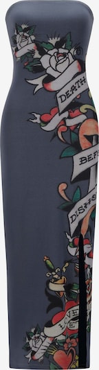 Ed Hardy Šaty - tmavomodrá / svetlosivá / oranžová, Produkt