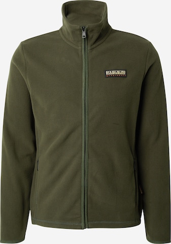 NAPAPIJRI Флисовая куртка 'T-IAATO' в Зеленый: спереди