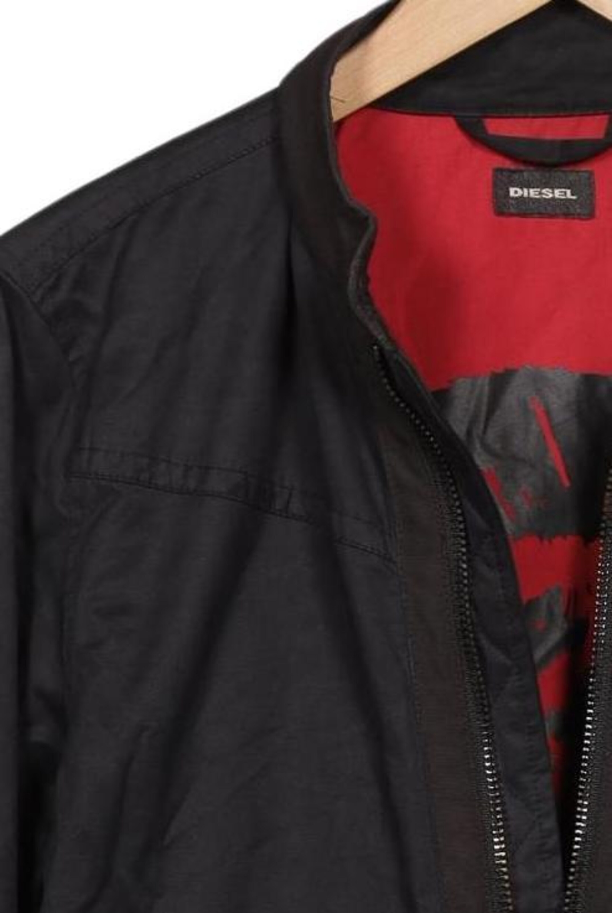 DIESEL Jacket & Coat in M in Black