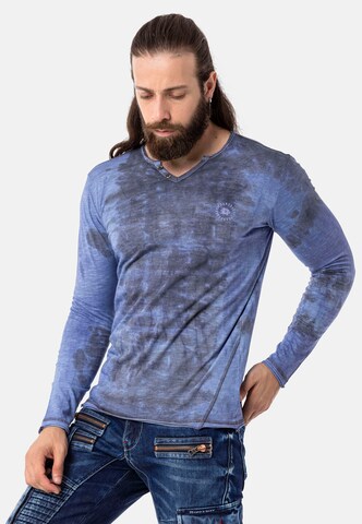 CIPO & BAXX Shirt in Blauw