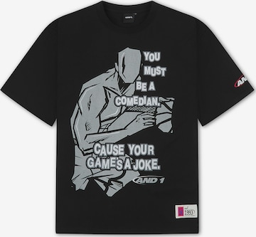 AND1 Paita 'Core Comedian' värissä musta: etupuoli