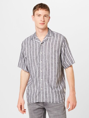 Redefined Rebel Regular fit Button Up Shirt 'Jorge' in Black: front