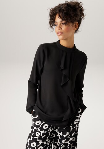 Aniston CASUAL Blouse in Black: front