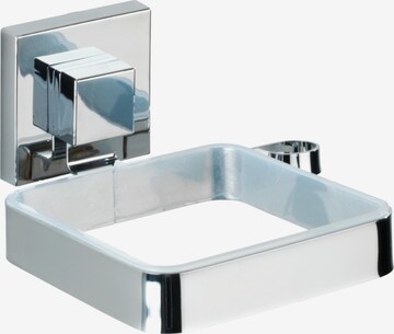Wenko Shower Accessories ' Quadro' in Silver: front