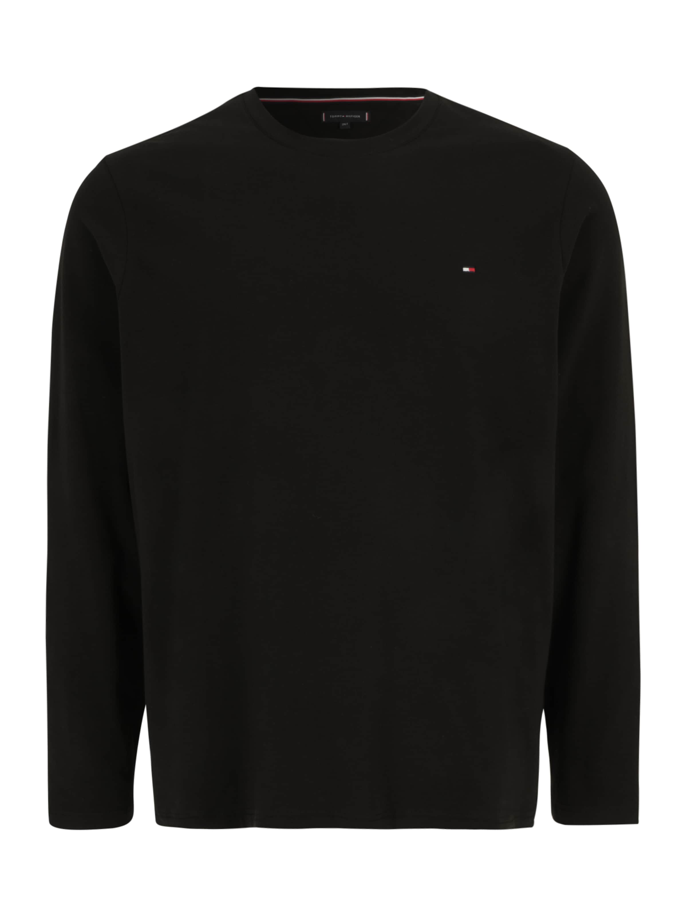 Tommy Hilfiger Big & Tall Μπλουζάκι σε μαύρο: μπροστά