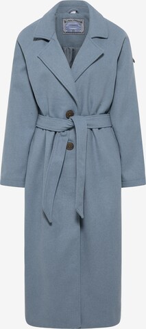 DreiMaster Vintage Between-Seasons Coat in Blue: front