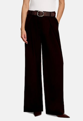 Loosefit Pantaloni di zero in marrone