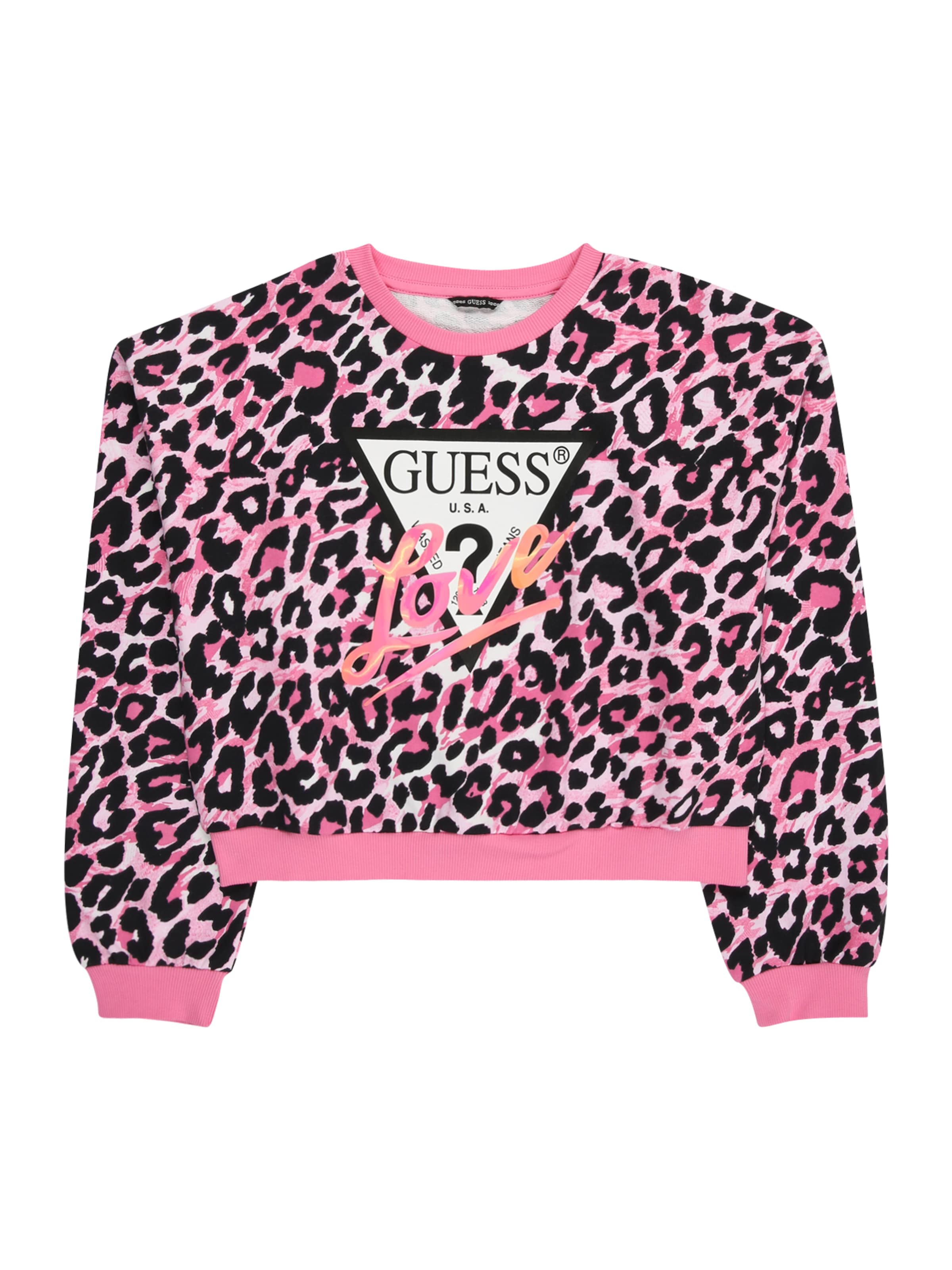 GUESS Sweatshirt in Pink: front