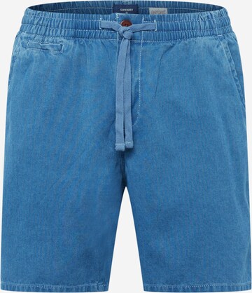 Superdry Regular Trousers in Blue: front