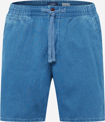 Superdry Regular Pants in Blue: front