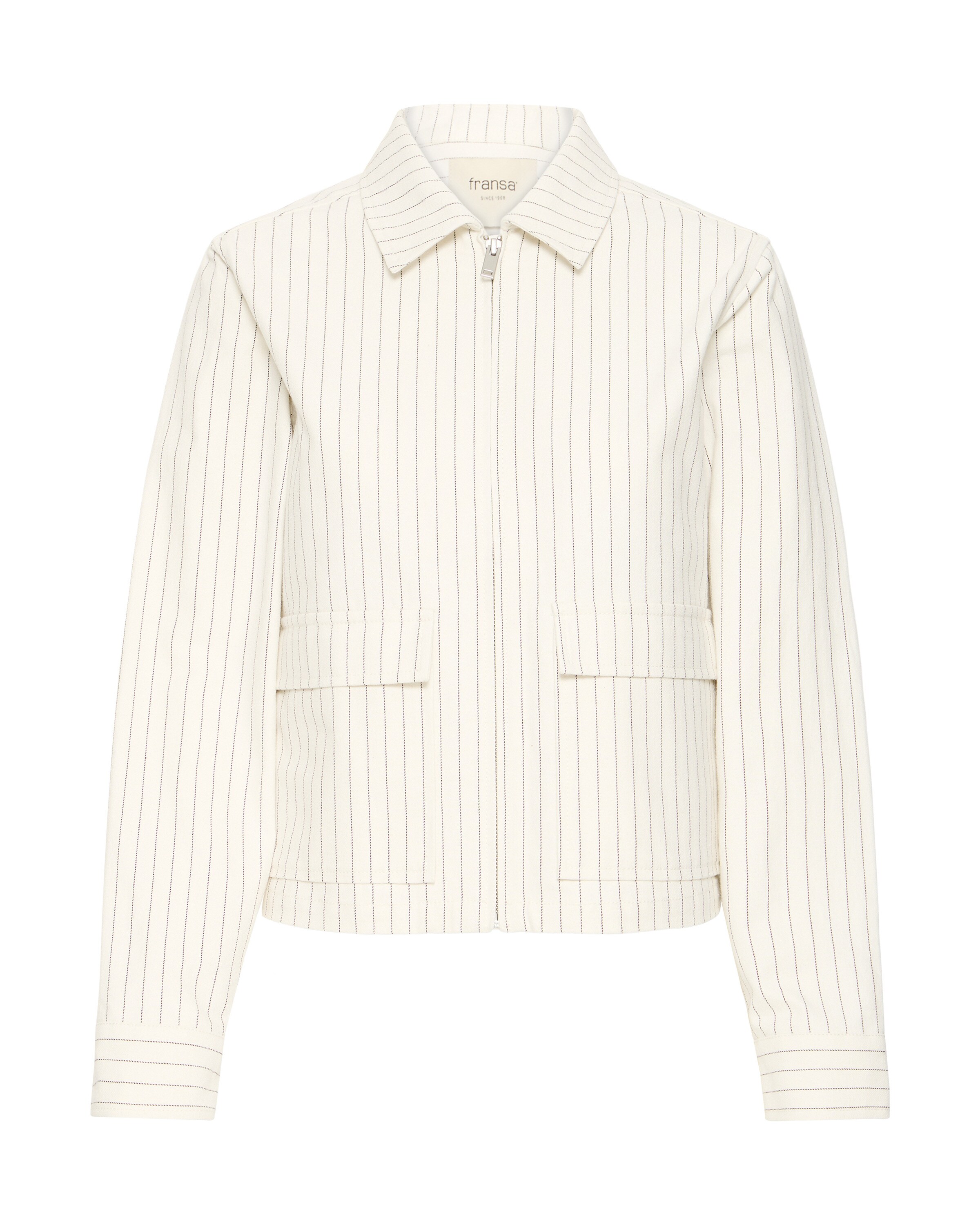 Veste mi-saison 'FRINEZ' Fransa en blanc : devant