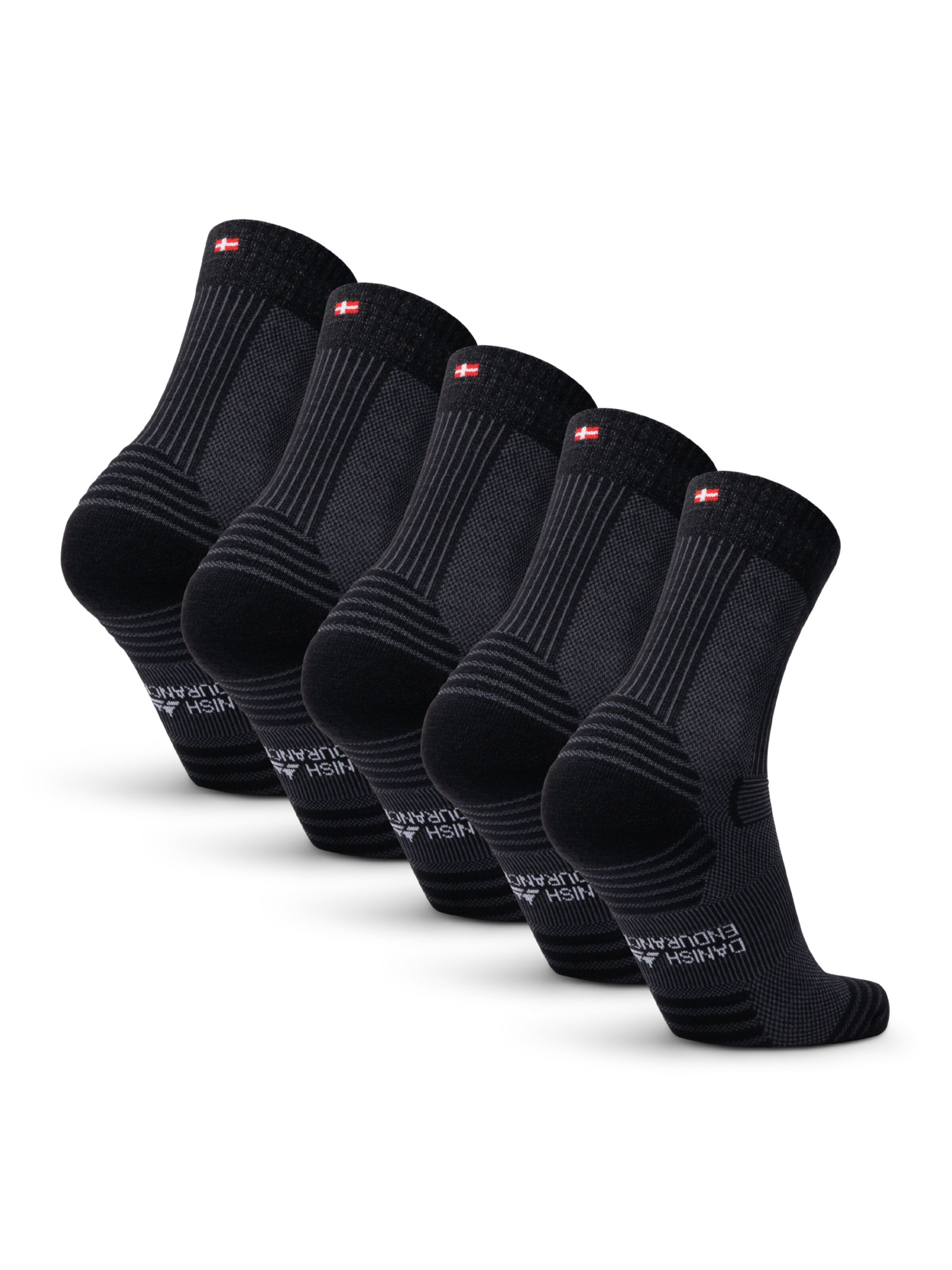 Chaussettes de sport DANISH ENDURANCE en noir