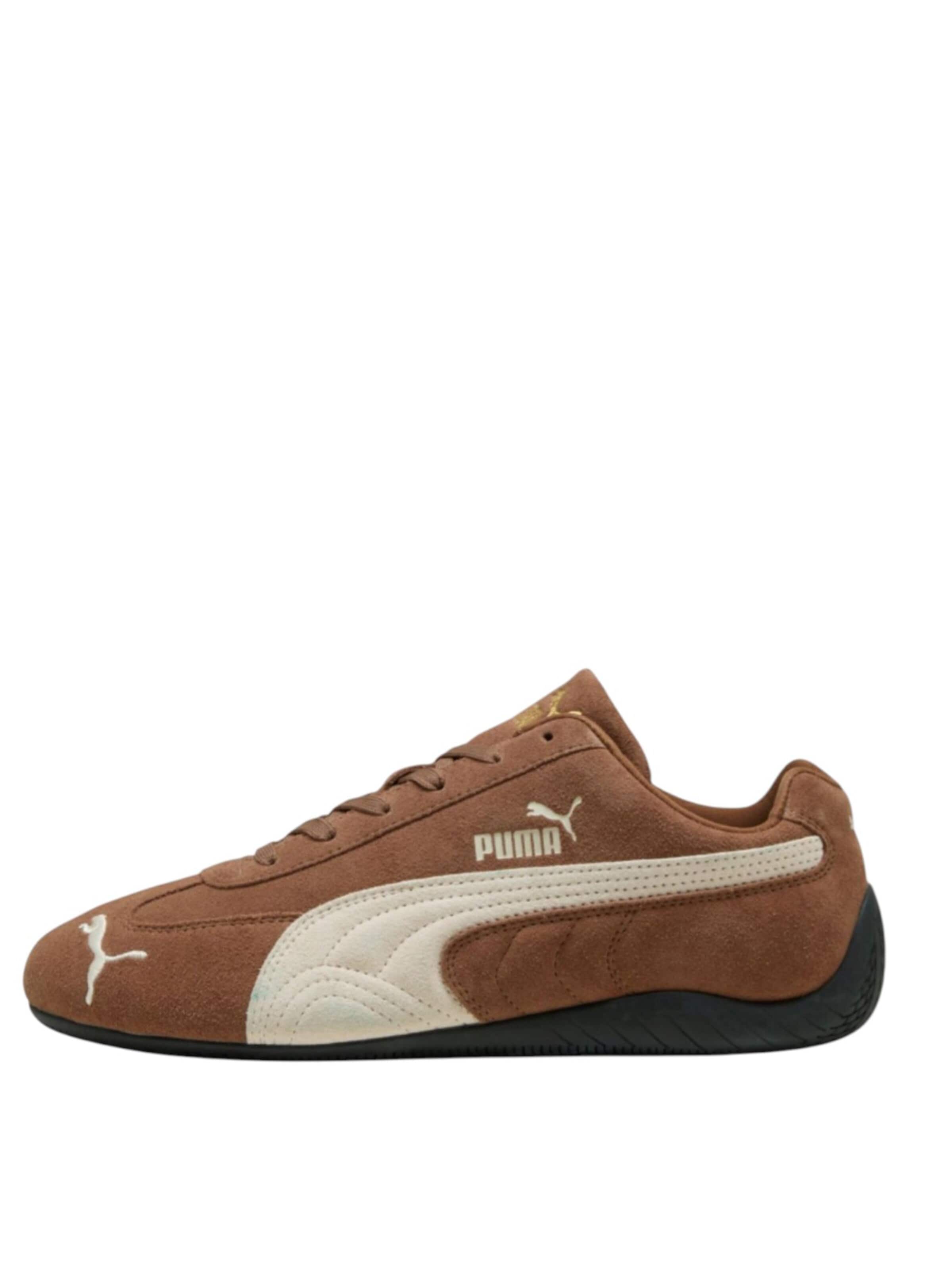 PUMA - Zapatillas deportivas bajas en marrón: frente