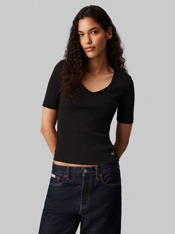 Calvin Klein Jeans Shirt in Black: front
