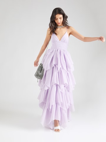 Robe de soirée True Decadence en violet