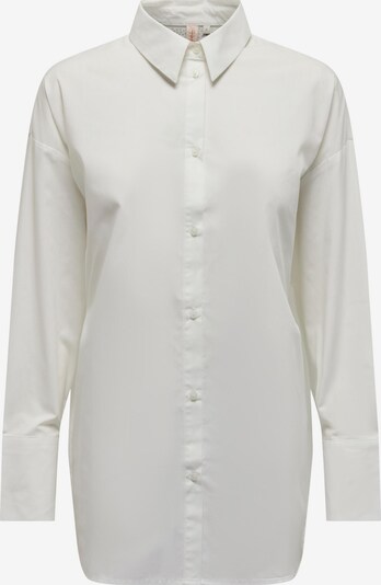ONLY Bluse 'OLIVIA VERA' in silber / weiß, Produktansicht