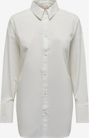 ONLY - Blusa 'OLIVIA VERA' em branco: frente