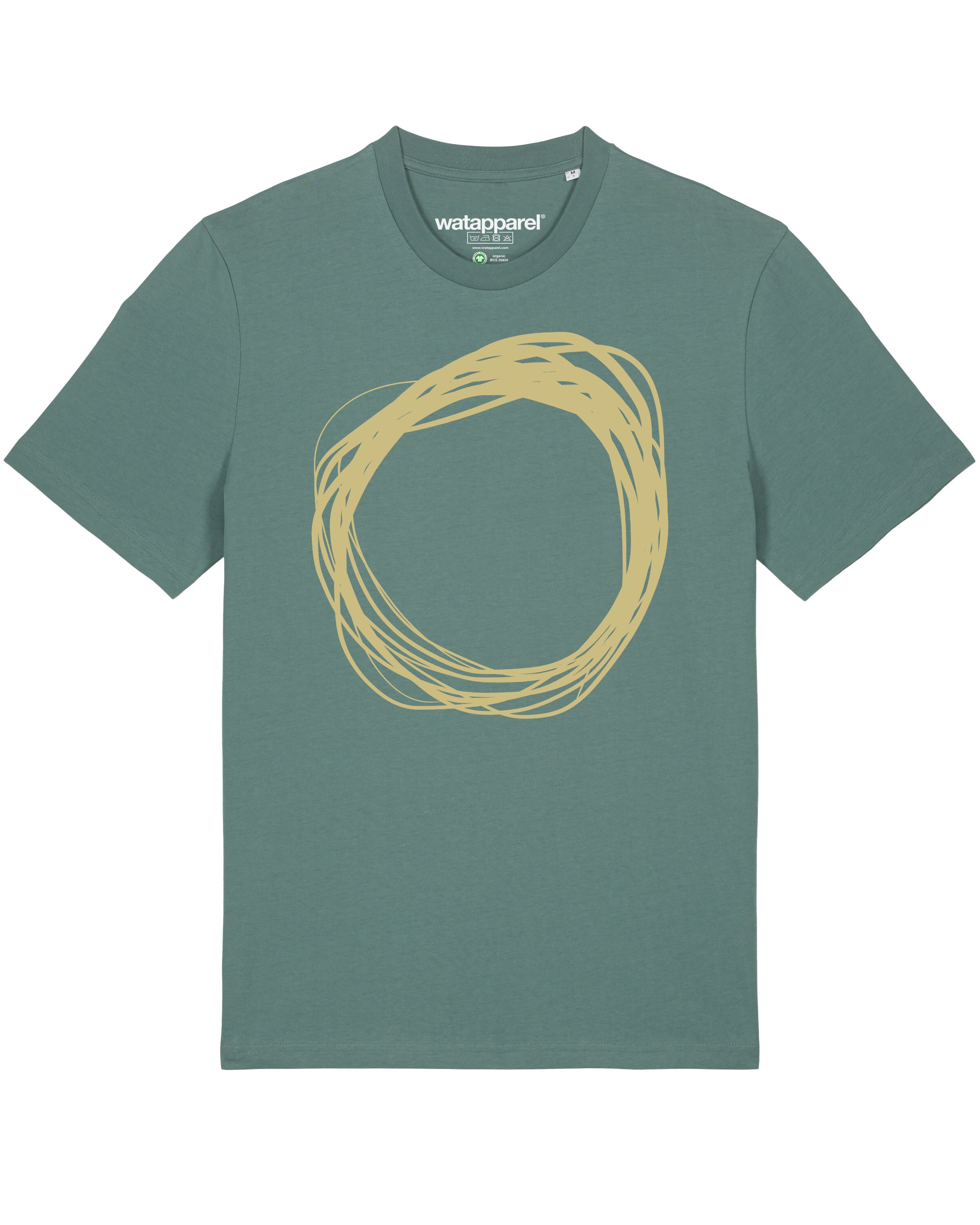 Maglietta ' Kreis ' di Watapparel in verde: frontale