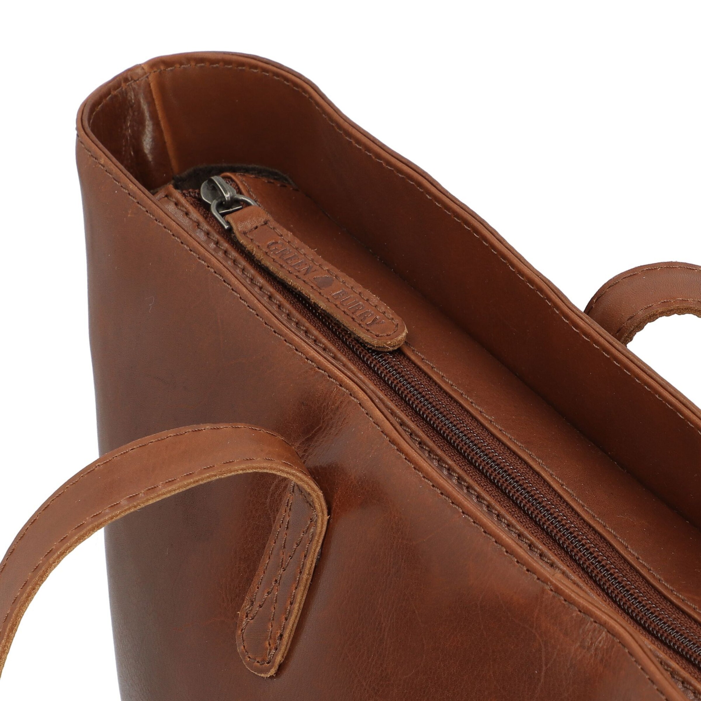 Cabas 'Vintage' GREENBURRY en marron