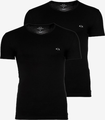 ARMANI EXCHANGE T-Shirt in schwarz / weiß, Produktansicht