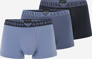 Boxer di Emporio Armani in blu: frontale