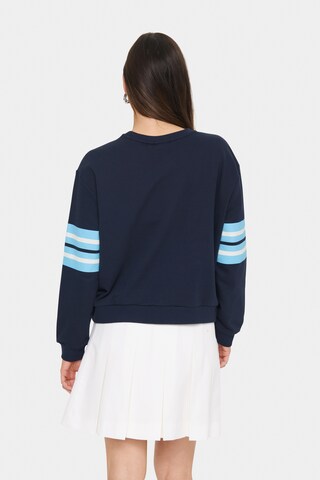 SAINT TROPEZ Sweatshirt 'Jinny' in Blue