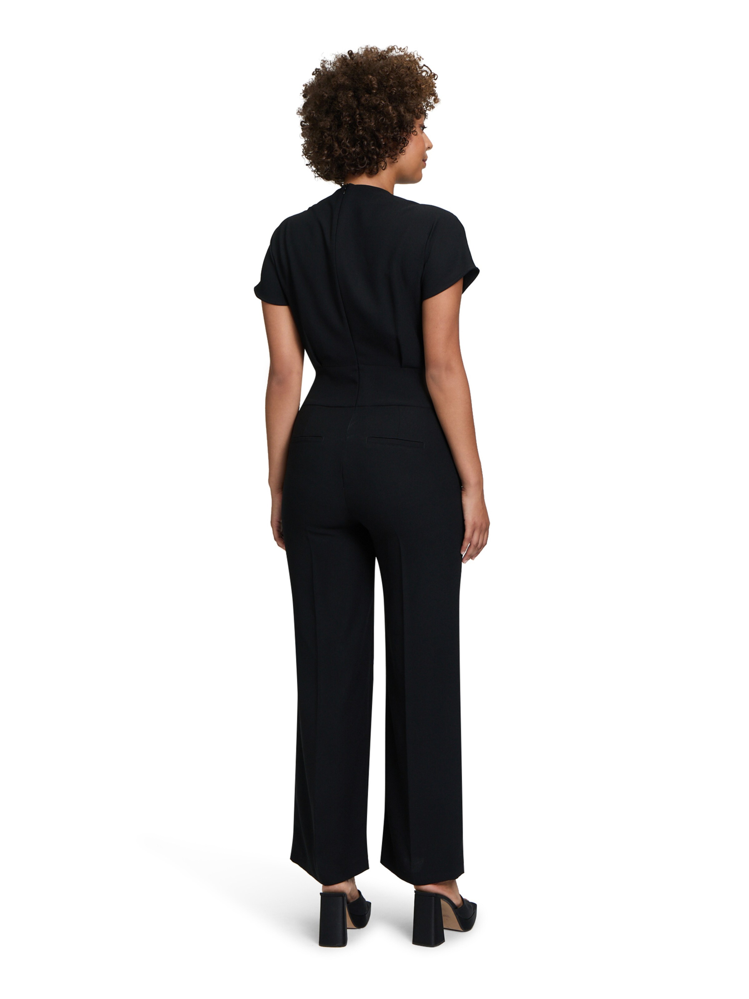 Cartoon Jumpsuit in Black