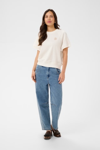 SAINT TROPEZ Sweatshirt 'PauletteSZ' i hvid