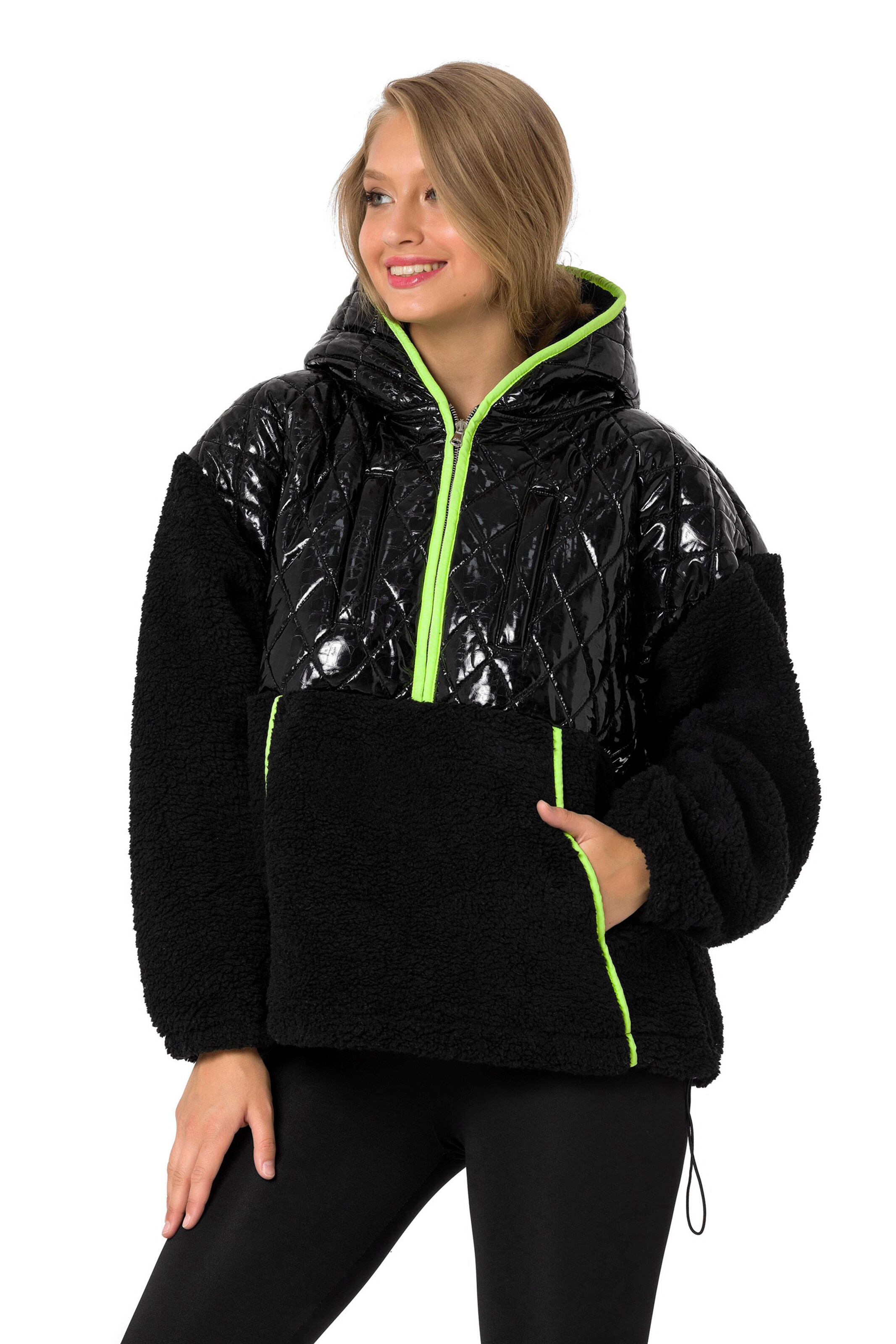 Sweat-shirt CIPO & BAXX en noir : devant