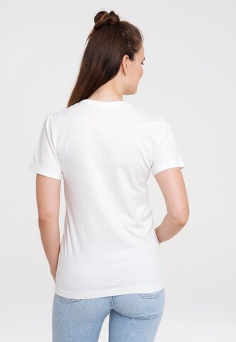 LOGOSHIRT Shirt 'Batman - Joker Bats' in White