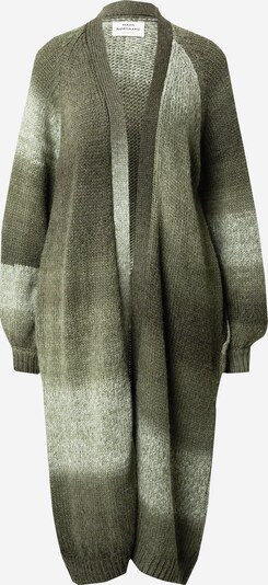 Cardigan dimensiuni mari MADS NORGAARD COPENHAGEN pe verde pastel / verde închis, Vizualizare produs