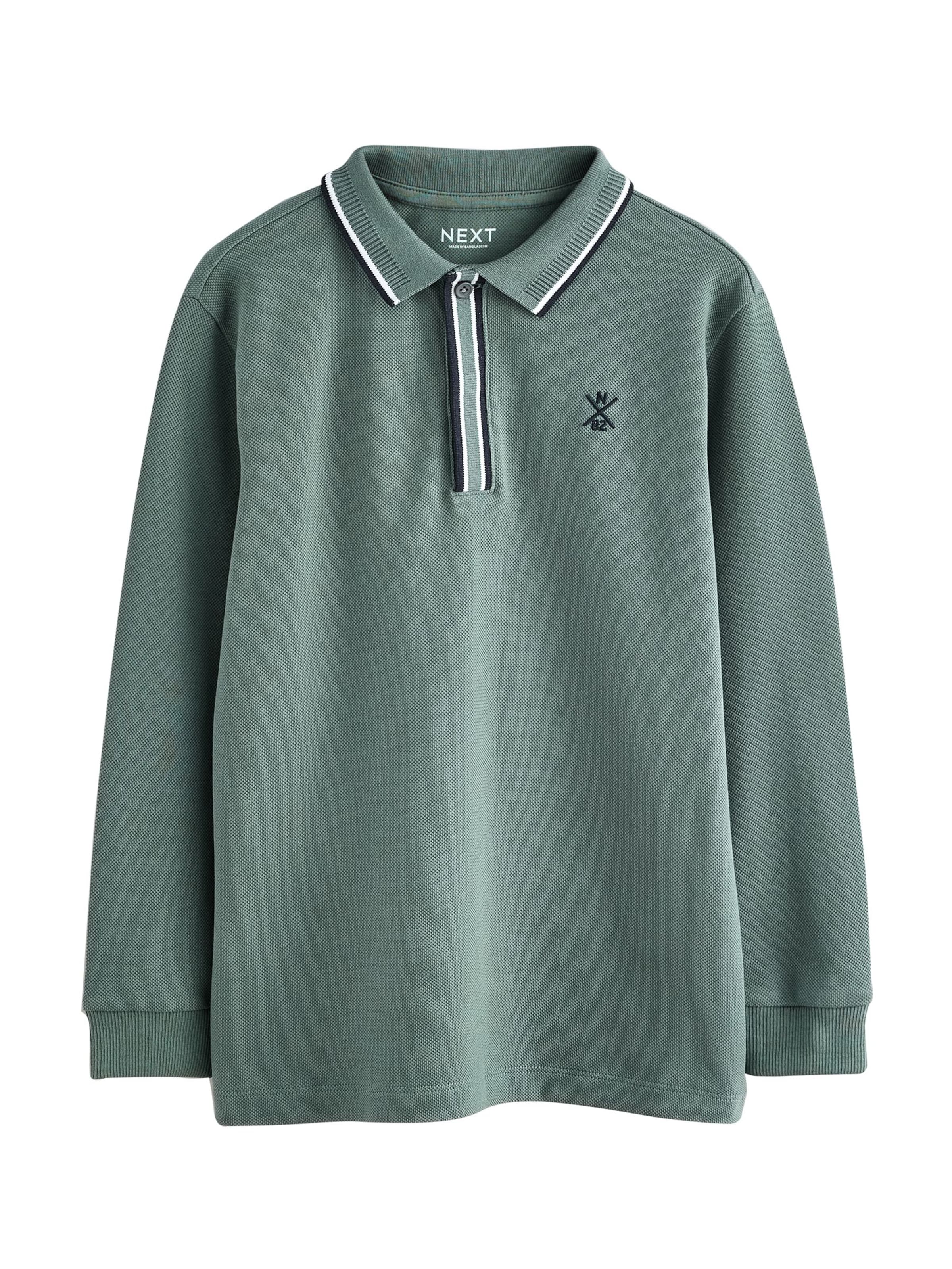 Next Shirt in Groen: voorkant