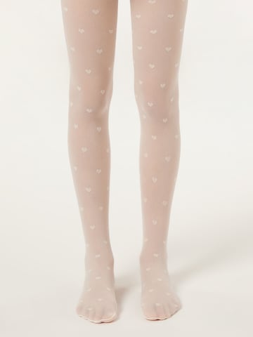 CALZEDONIA Strumpfhose in Weiß