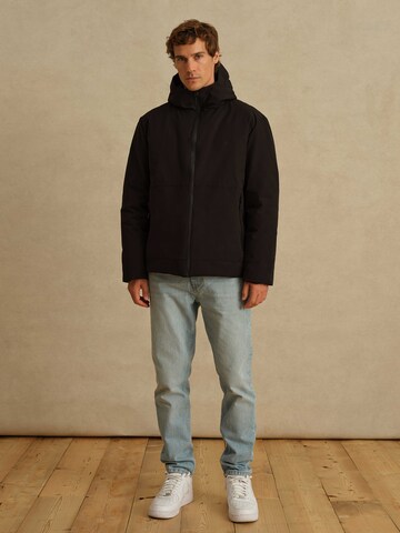 DAN FOX APPAREL Зимняя куртка 'Paul' в Черный