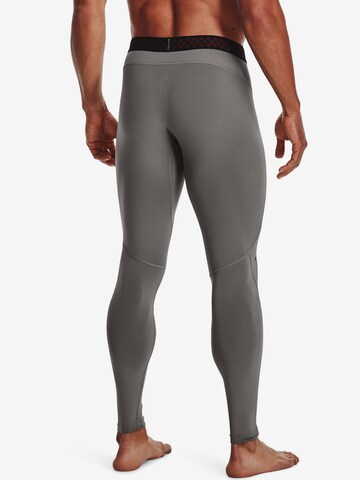 UNDER ARMOUR Skinny Workout Pants 'Rush' in Grey