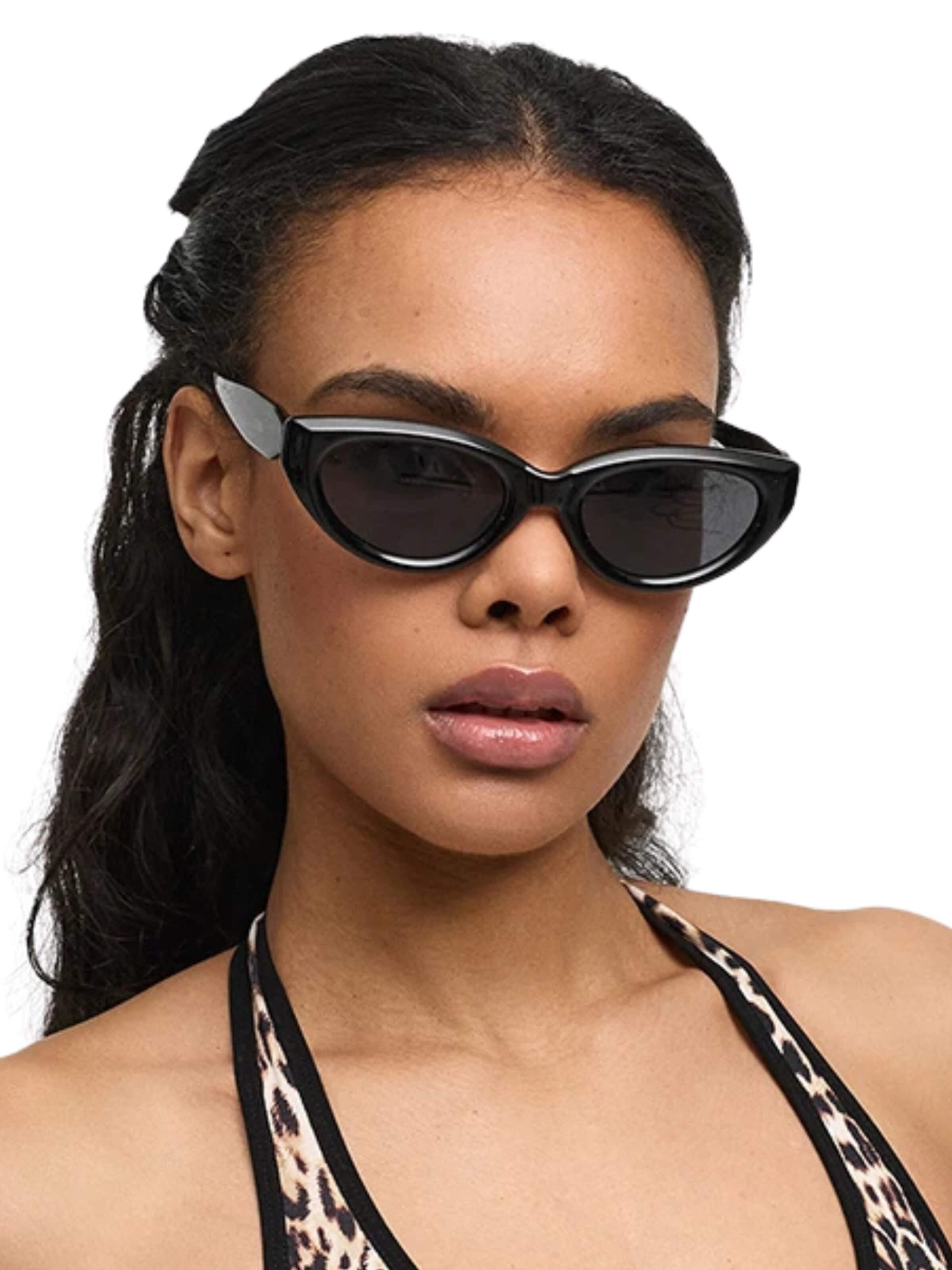 cfab (formerly creamy fabrics) Sunglasses 'Noir Cat Sunglasses' in Black: front