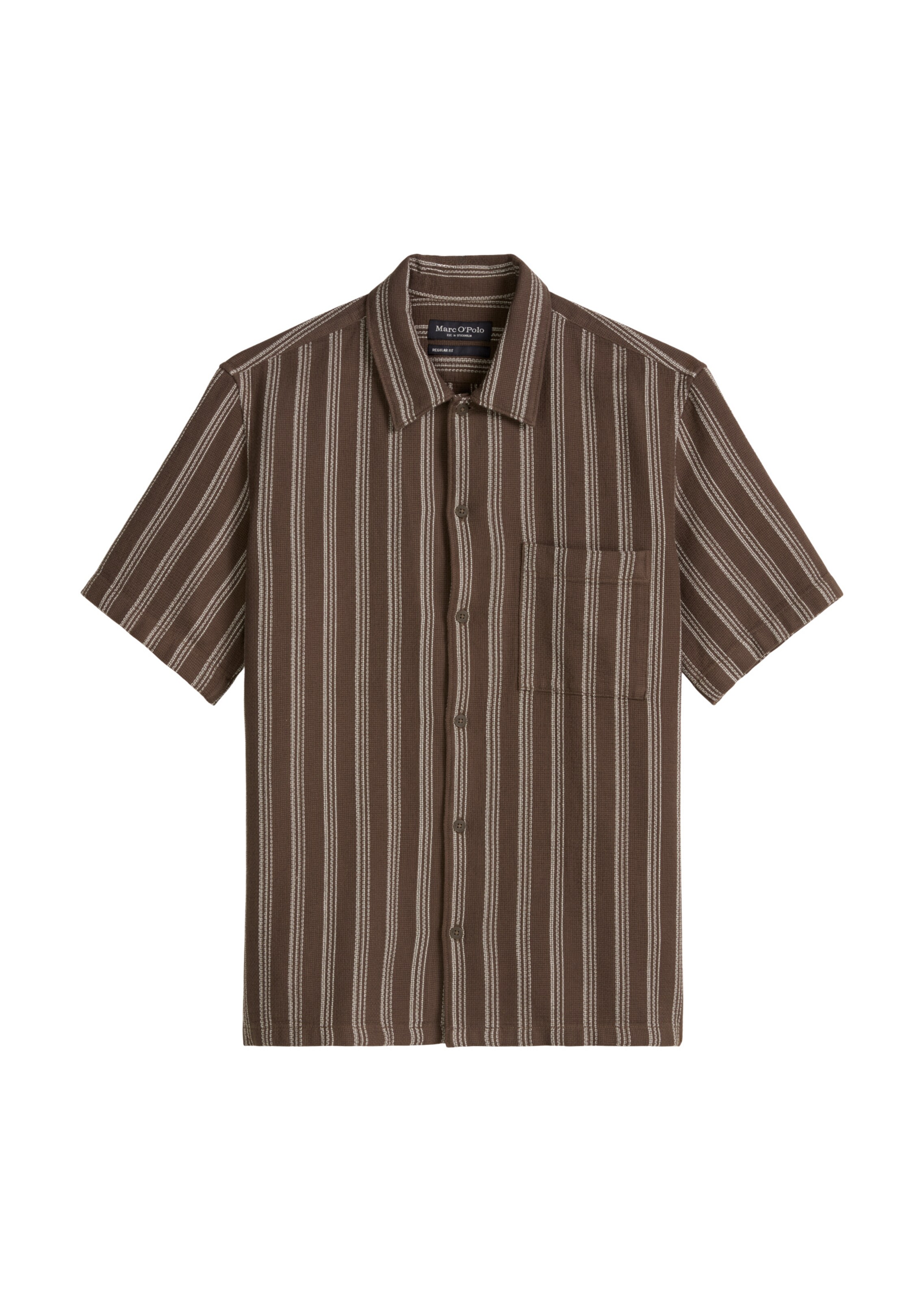 Chemise Marc O'Polo en marron : devant