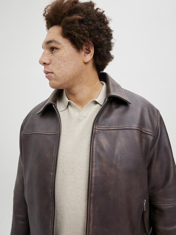Giacca di mezza stagione di Jack & Jones Plus in marrone