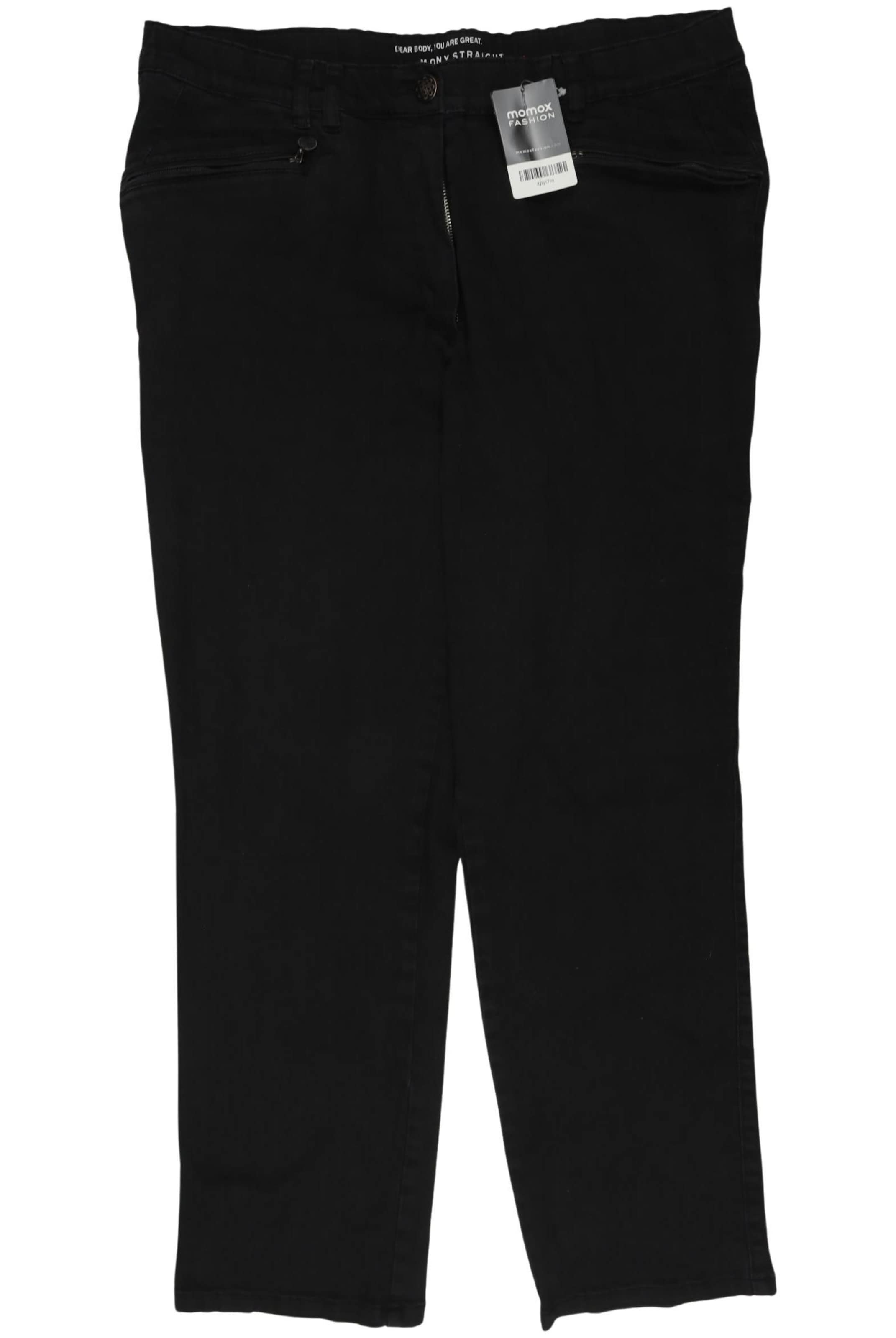 Ulla Popken Jeans in 37 in Black: front