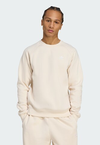 ADIDAS ORIGINALS Sweatshirt 'Trefoil Essentials' in White: front