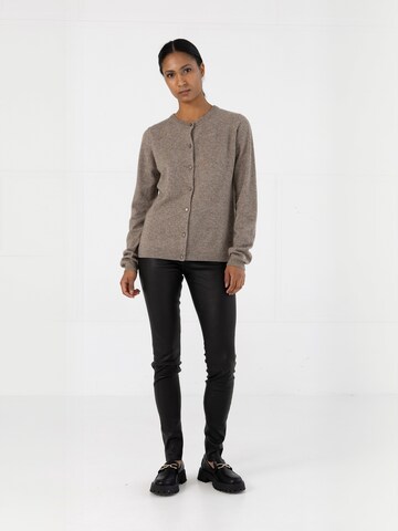 Coster Copenhagen Regular Trousers ' LEATHER ' in Black: front