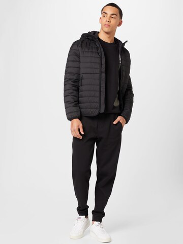 Calvin Klein Jeans Collegepaita 'BRUSHSTROKE' värissä musta