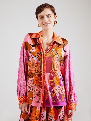 Chemisier 'Mystical Portal' miss goodlife en mélange de couleurs : devant